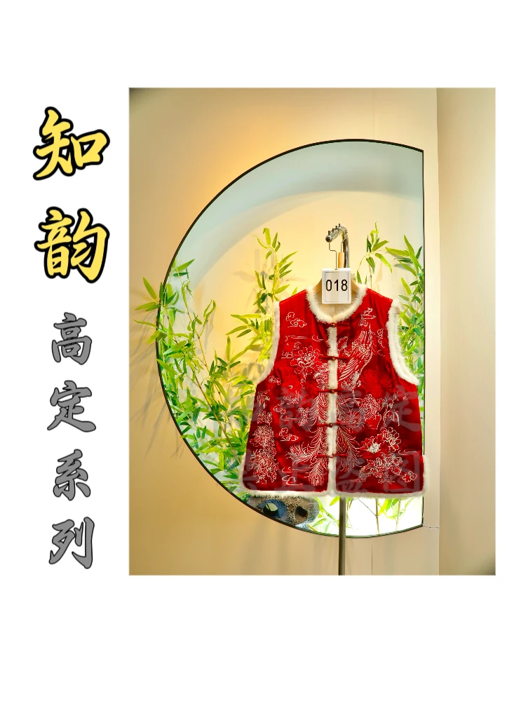 【赤羽栖霞】知韵 ·新中式加厚民族风马夹冬季