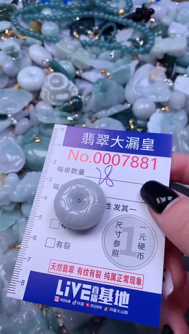 颈饰未镶嵌翡翠7881