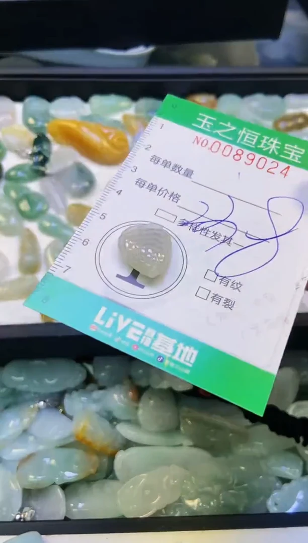 翡翠未镶嵌颈饰闪购0089024