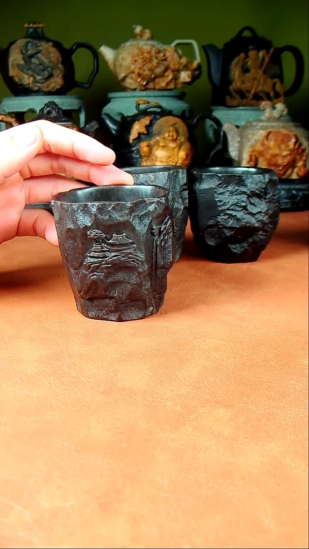 谢*山水杯子一物一拍