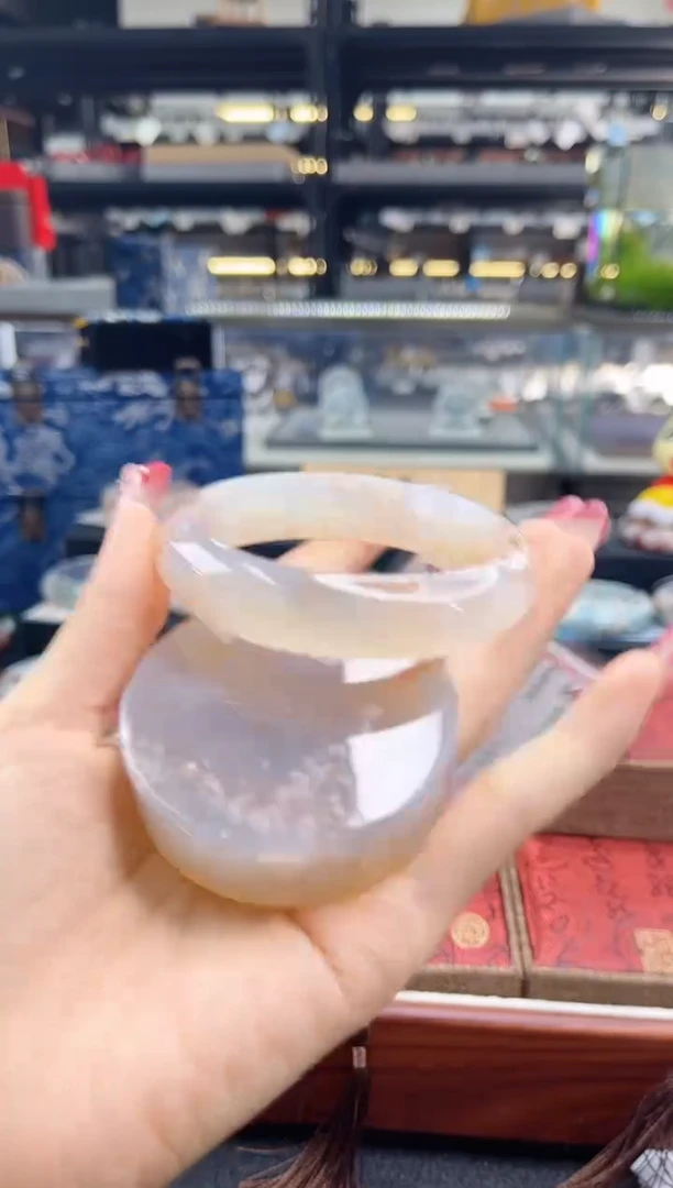 未镶嵌手镯石英质玉64圈口 （赠品镯心）3009435