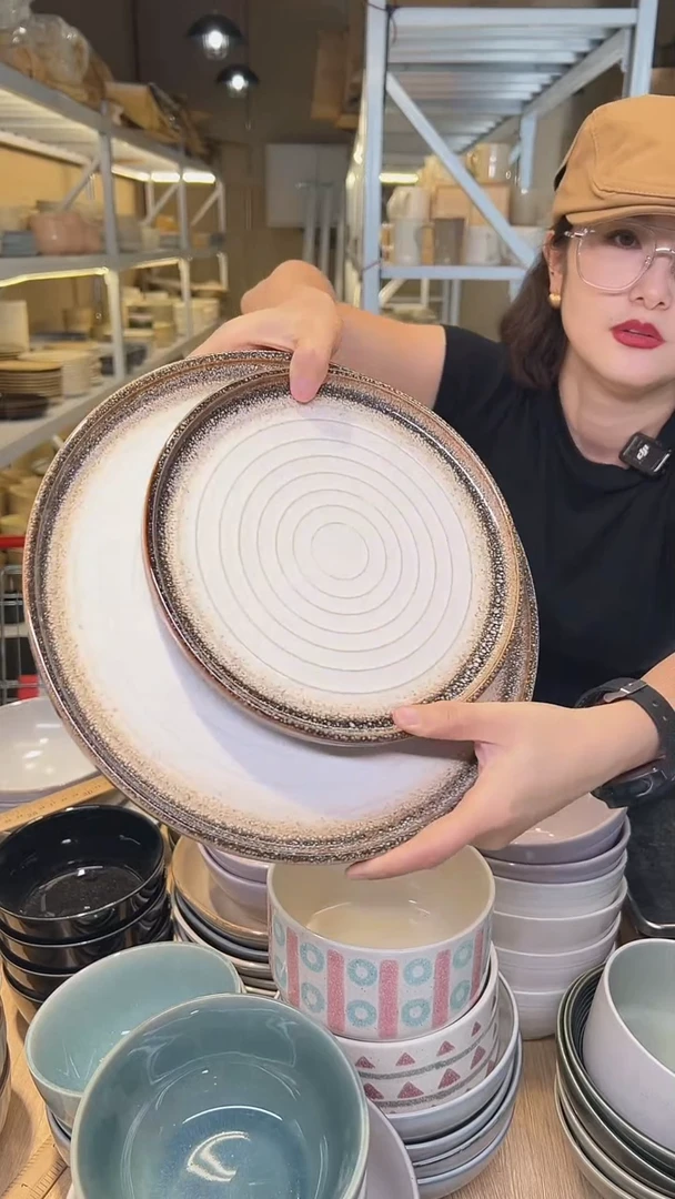 瓷126高温釉下彩陶瓷餐具