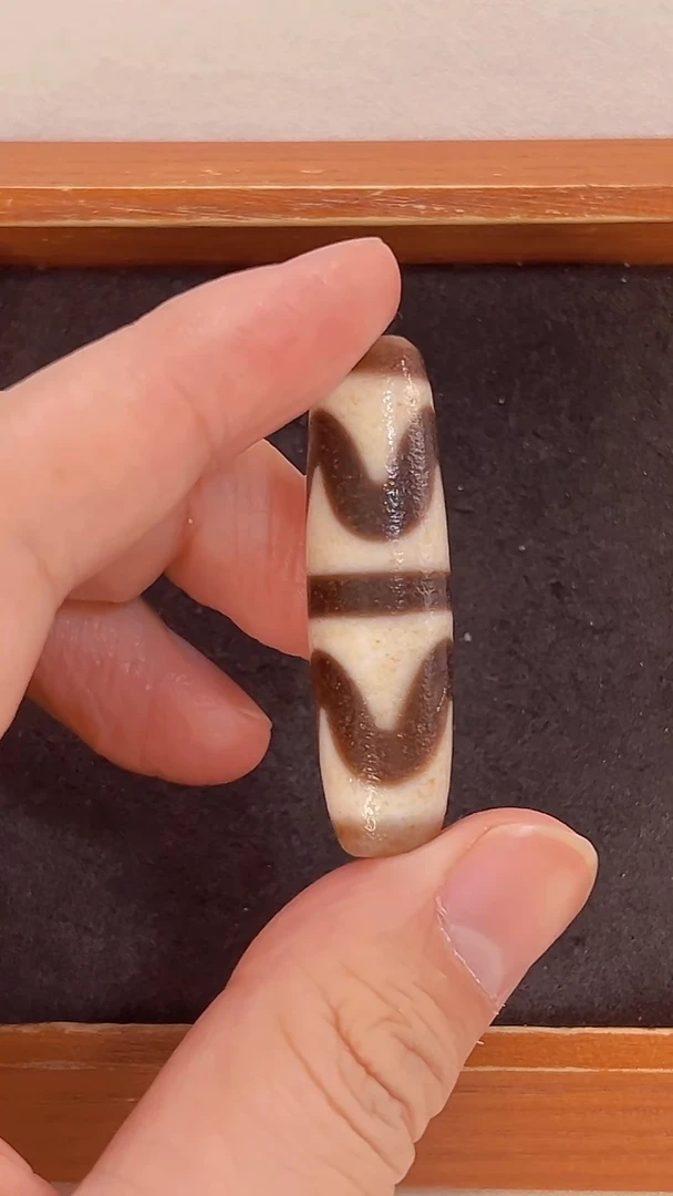 未镶嵌颈饰玛瑙/玉髓钟志明满砂全手牙牙45.5*12.5