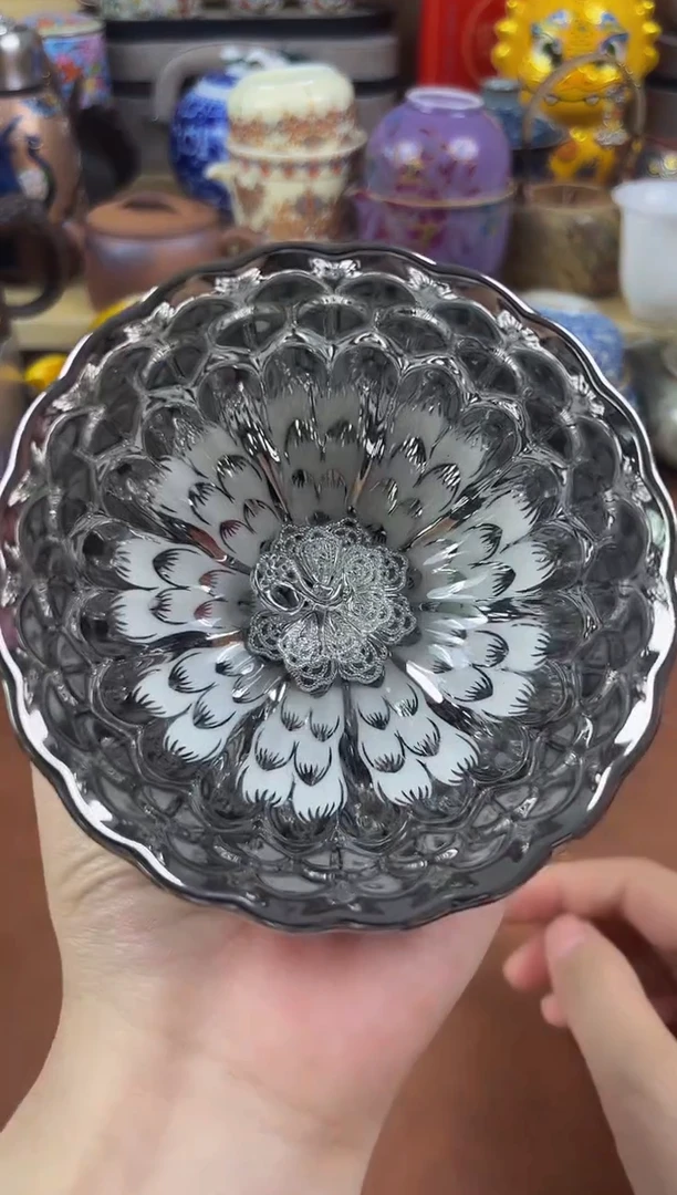 陶瓷茶具摆件旅行套组