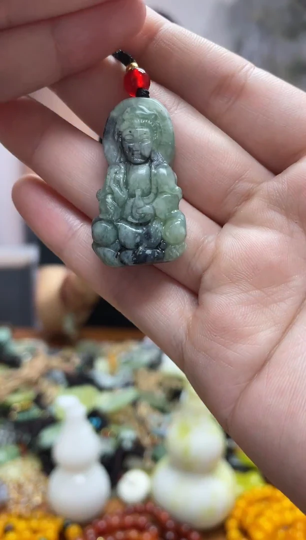 未镶嵌岫玉吊坠·