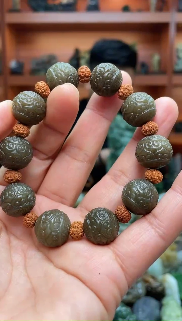 未镶嵌手串和田玉16