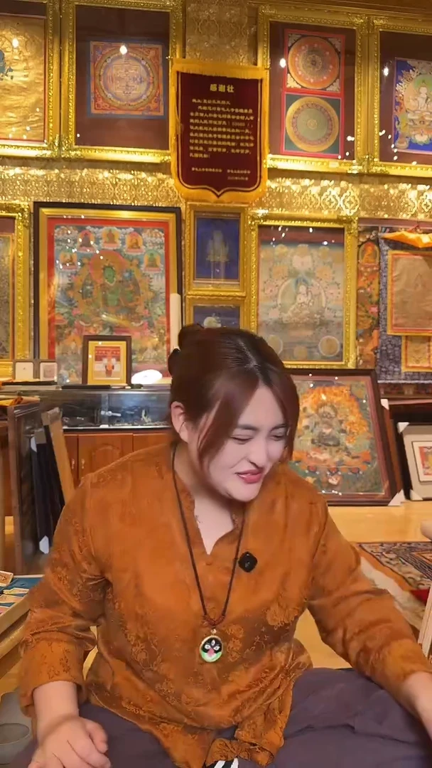 吊坠药老师2.0热贡纯手绘唐卡