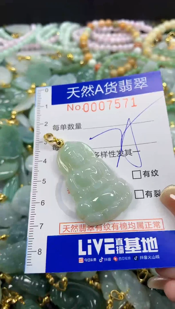 颈饰未镶嵌翡翠天然A货翡翠