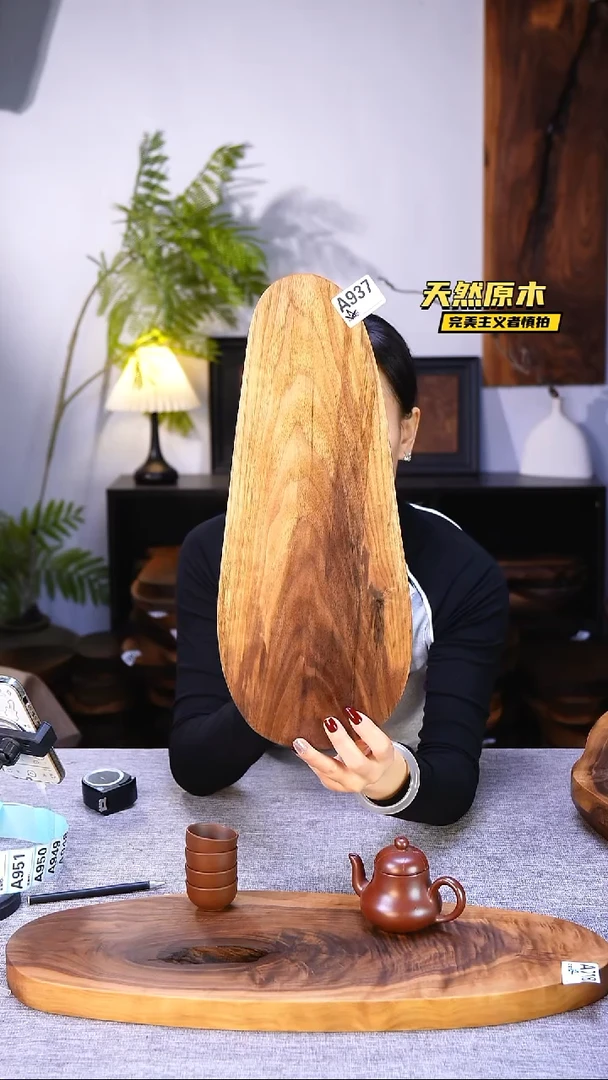 木北美黑胡桃原木.干裂疤结不属于商品质量问题完美主义者慎拍