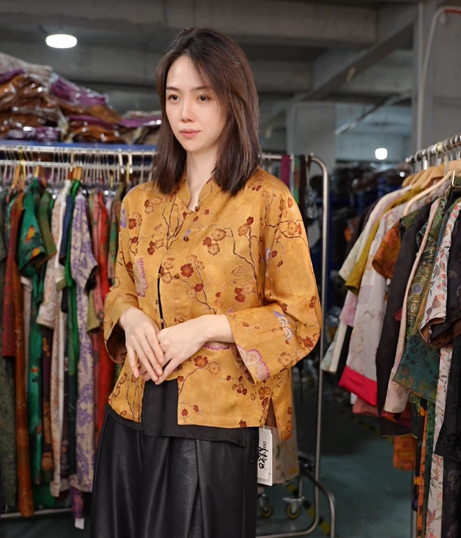 【云裳】0299中式外搭气质立领上衣外套