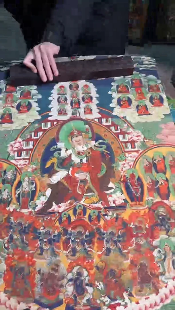 卷轴画路路的唐卡tk160