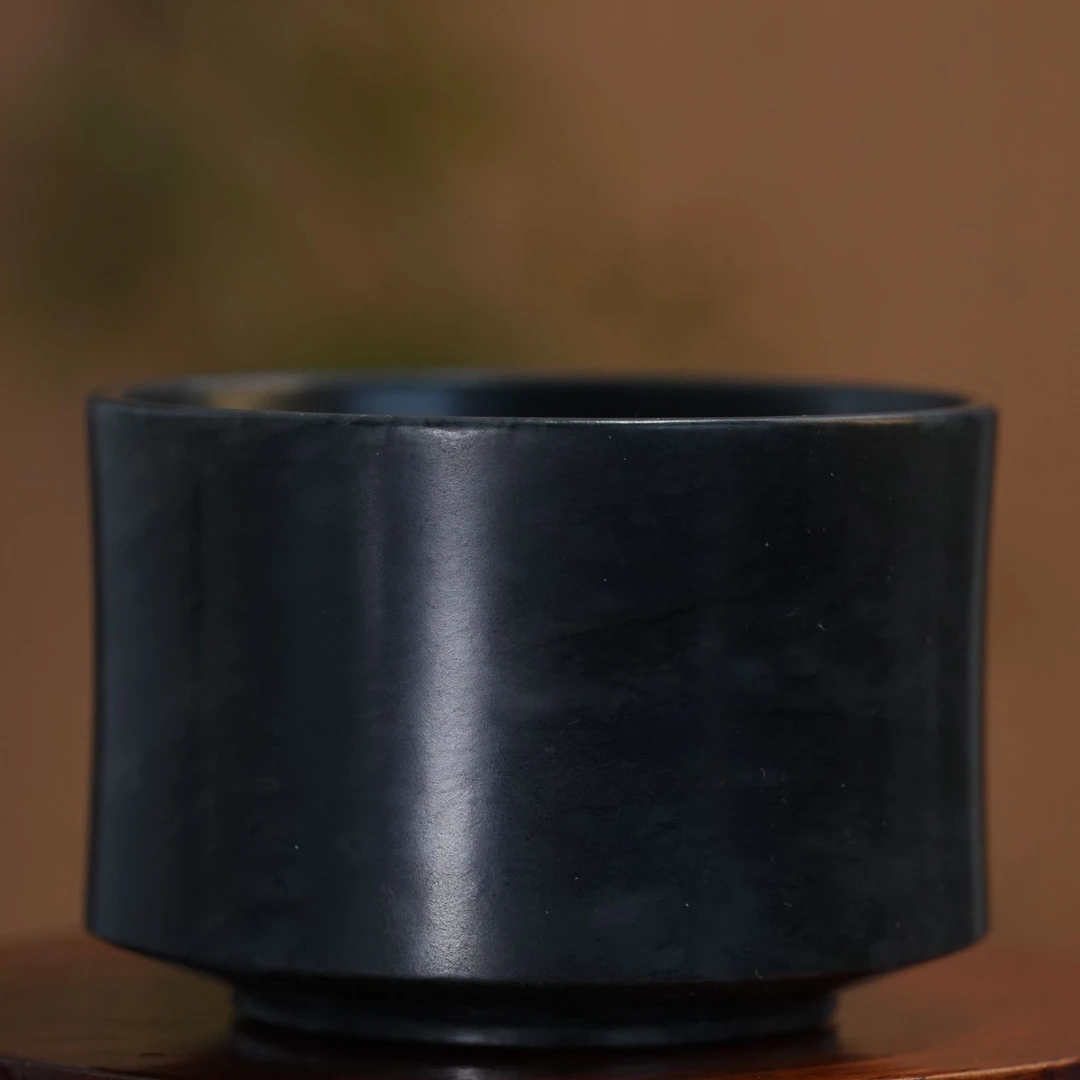 Lot15.和田墨玉杯/601330/拍宝