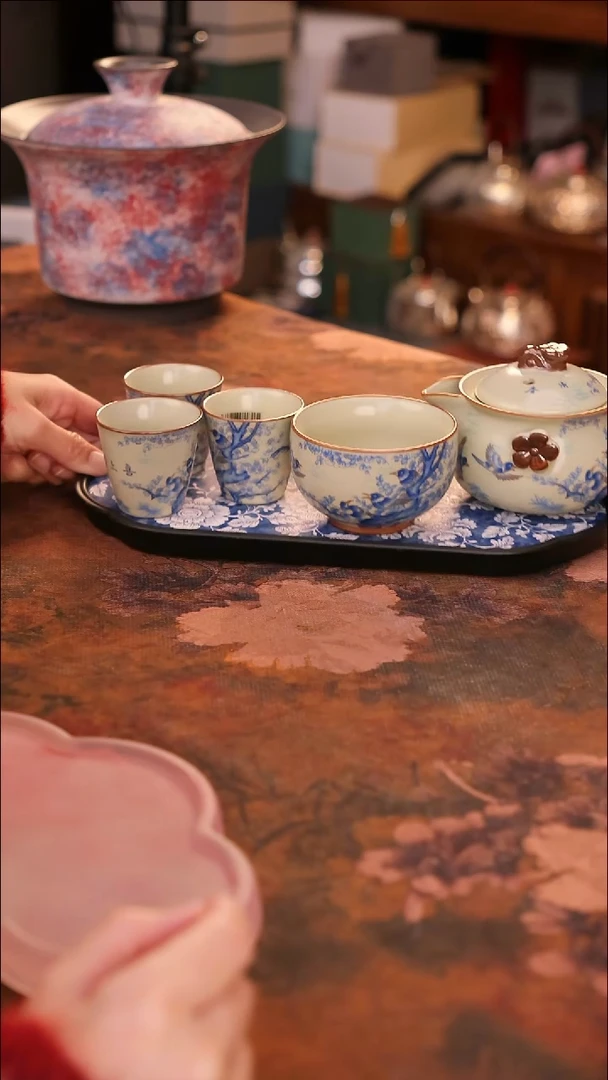 【闪购商品】陶瓷茶具（无礼盒无茶盘）@@A11507