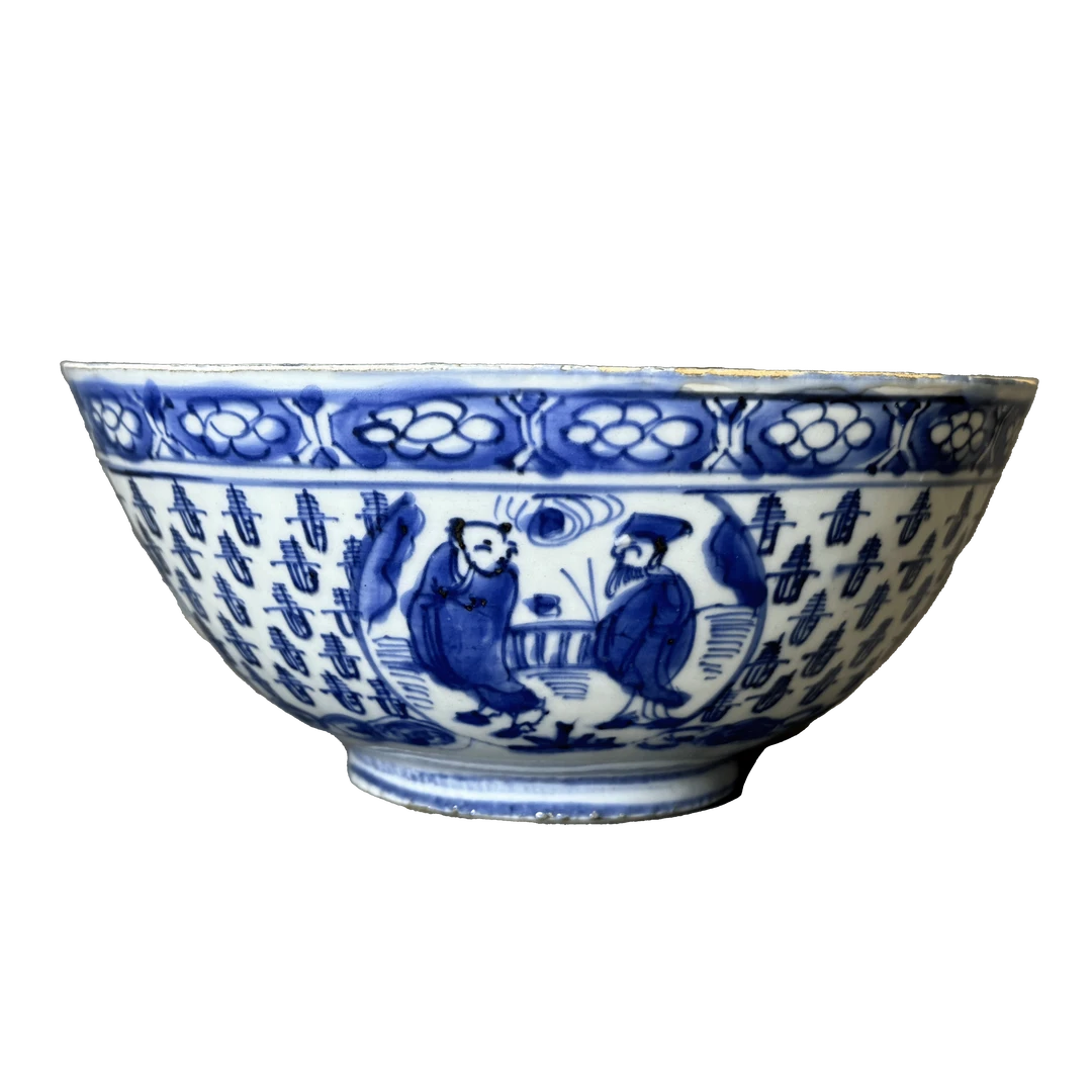25321547t青花寿字八仙纹碗