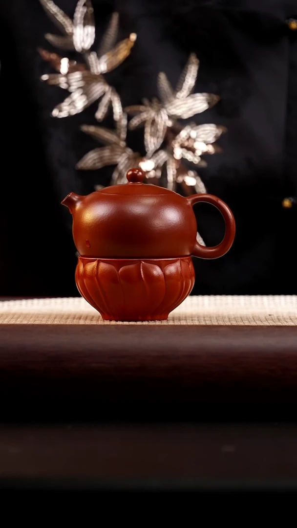 茶壶紫砂朱泥大红袍西施