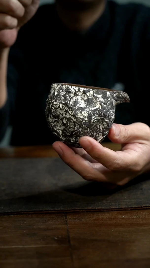 【闪购商品】全手工制作 白粉引石纹公道