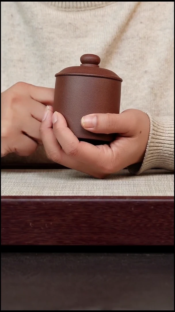 茶杯紫砂底槽清鱼乐小杯