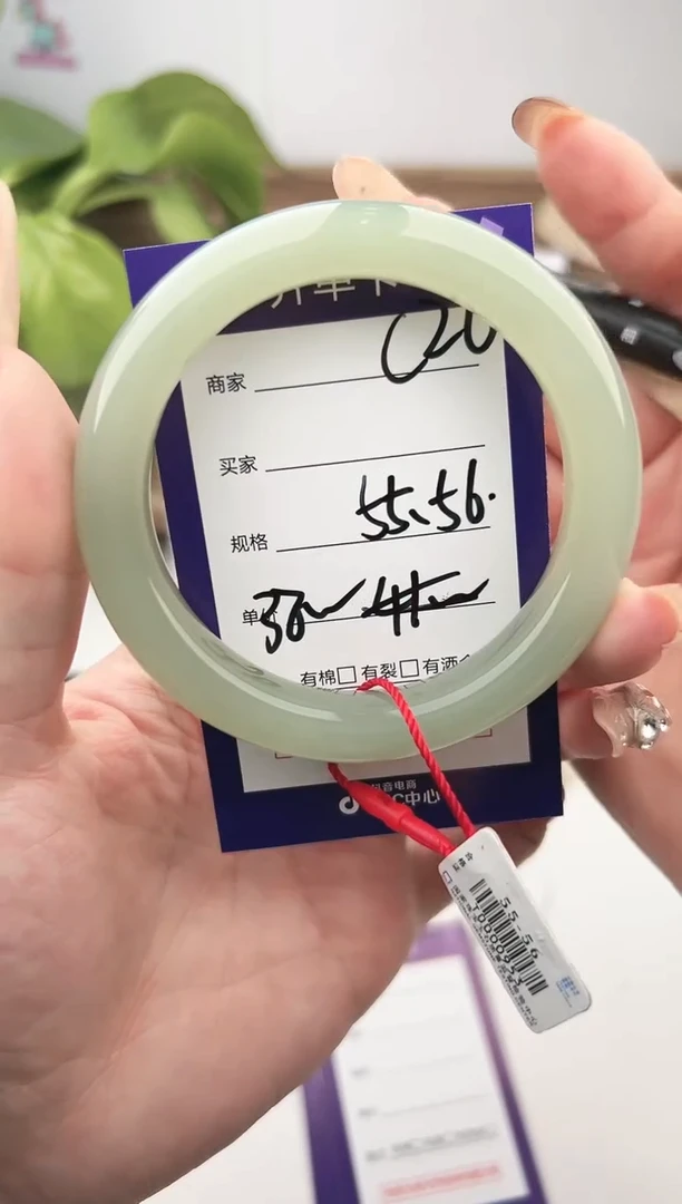 未镶嵌手镯和田玉微色差C26