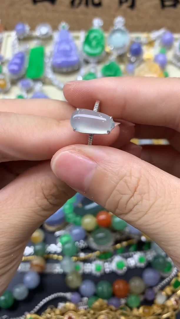 【闪购商品】翡翠戒指18K金镶嵌243-中国好珍宝