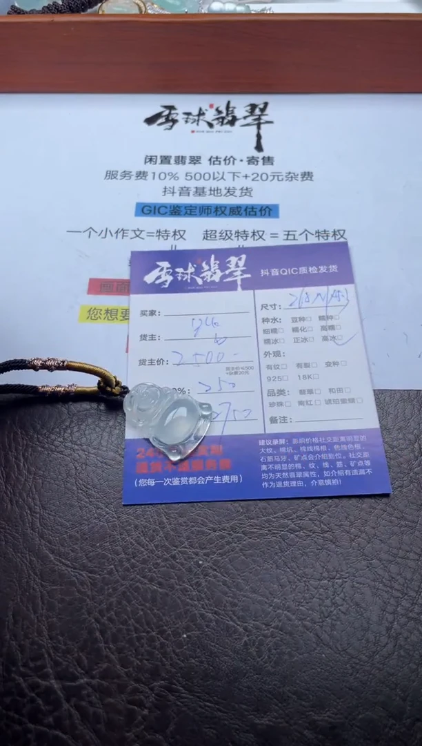 颈饰未镶嵌翡翠21031223009HHH
