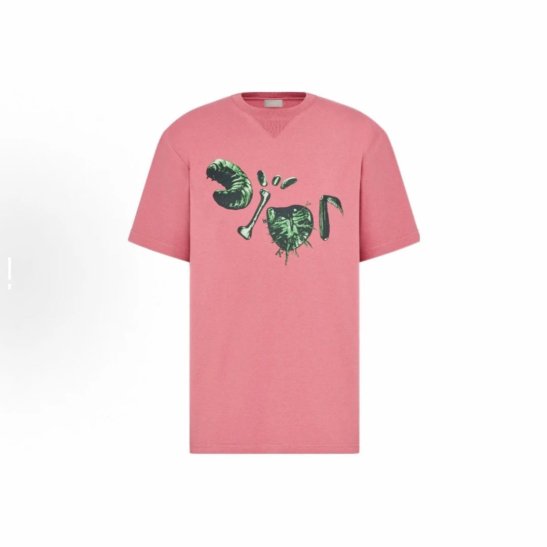 未使用 DIOR/迪奥 Travis Scott 字母刺绣短袖