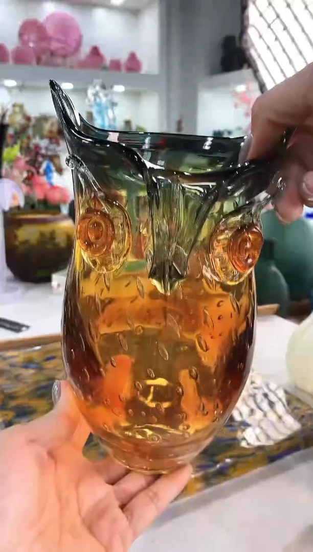 慕忆家手作琉璃花瓶