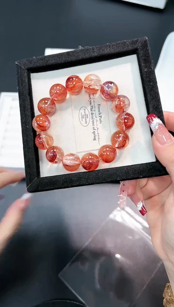 【闪购商品】水晶手串未镶嵌85c多样性发其一/1条15mm默认微瑕