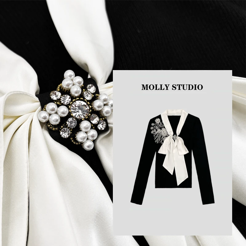 【经典碰撞】Molly 百搭时尚气质显瘦 上衣 M2025366