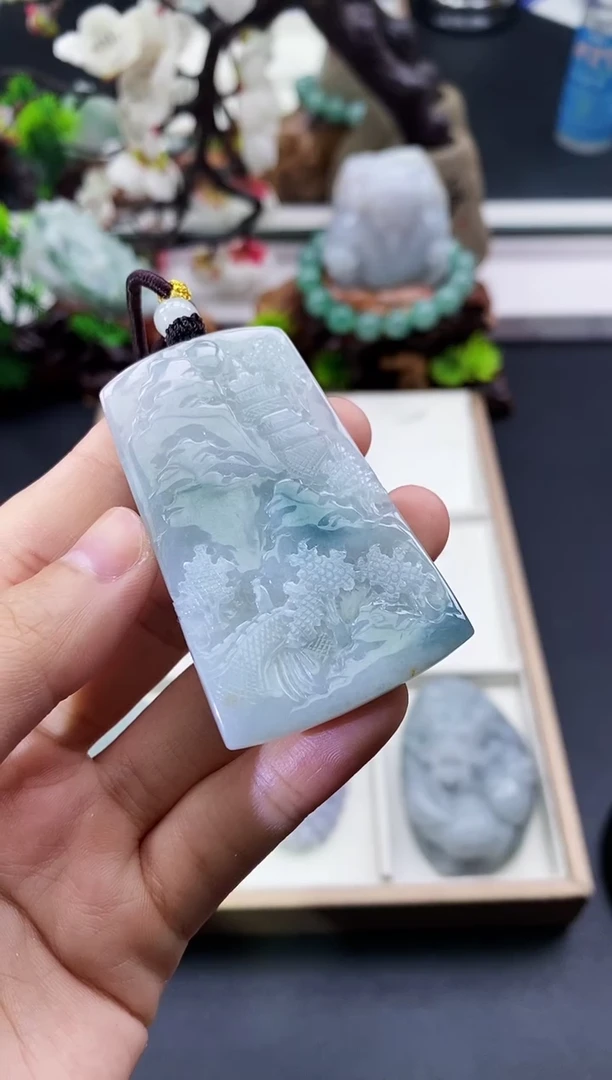 颈饰未镶嵌翡翠天然缅甸Ａ货翡翠