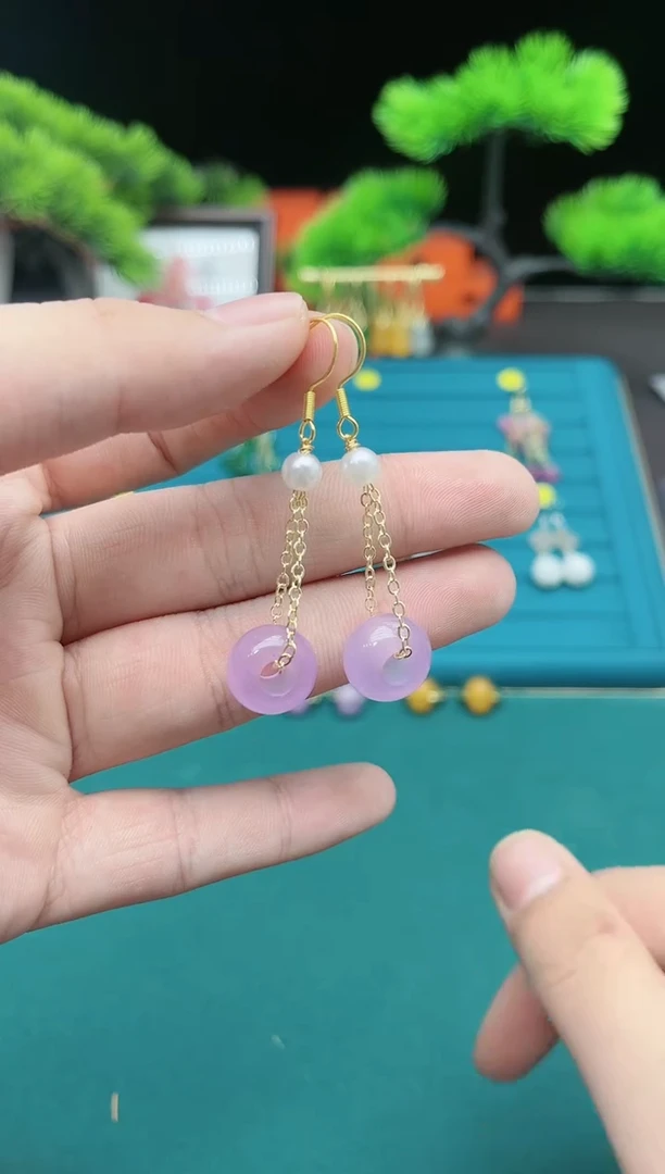 【闪购商品】玛瑙/玉髓耳钉银S925镶嵌715000