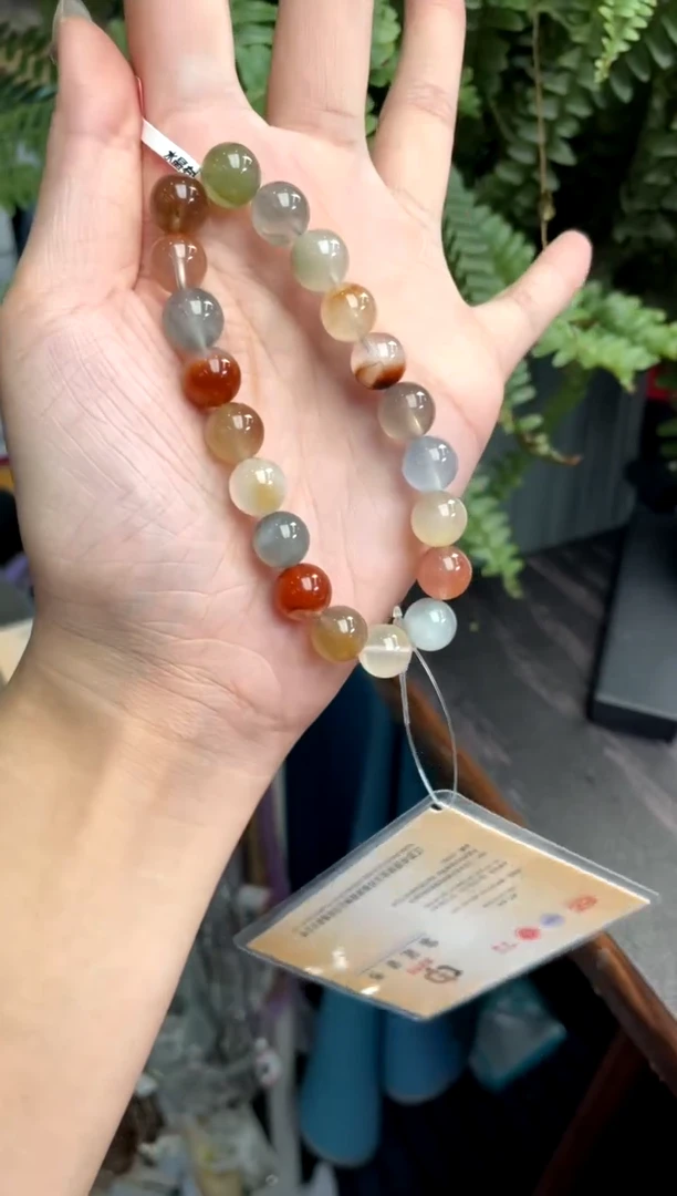 水晶手链未镶嵌10±/x-411【彩兔毛