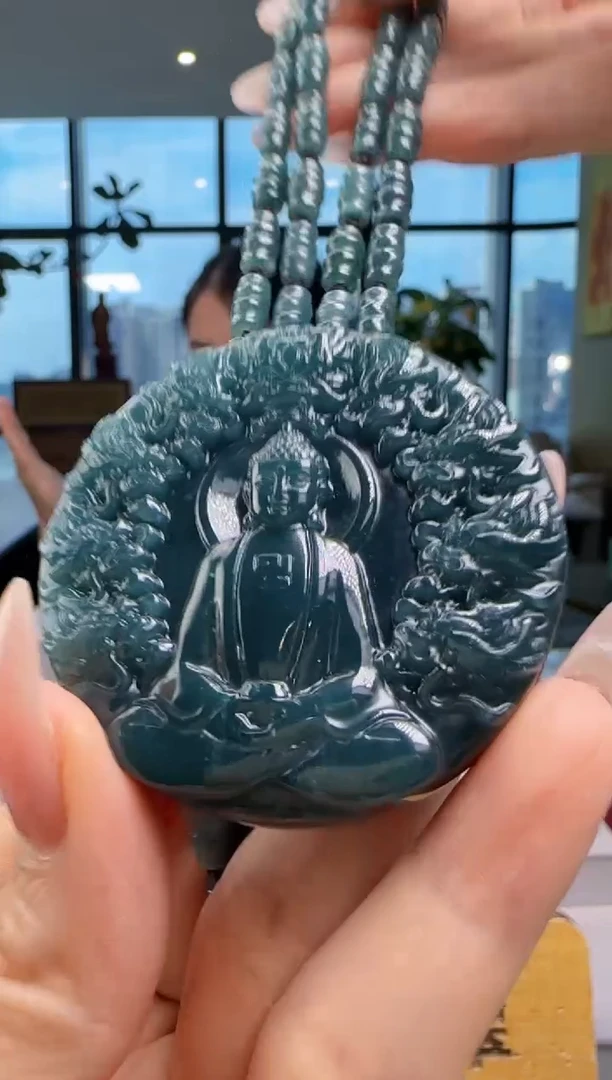 吊坠(赠链)未镶嵌翡翠多样性发其一YJ@@60B7J03757