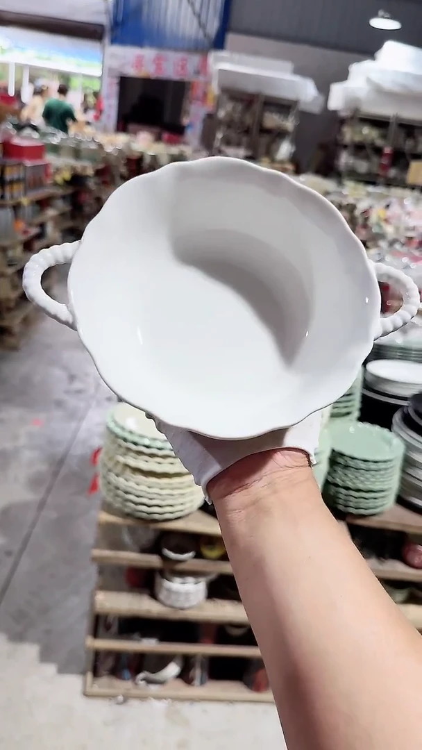 碗珠点双耳 微瑕凑满20元包邮