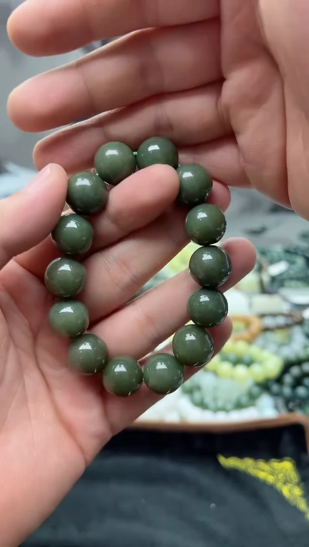 手串未镶嵌和田玉新疆若羌青黄口16