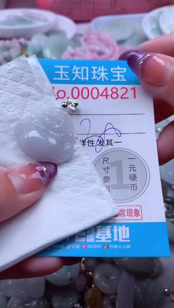 翡翠未镶嵌吊坠(不含链)4821