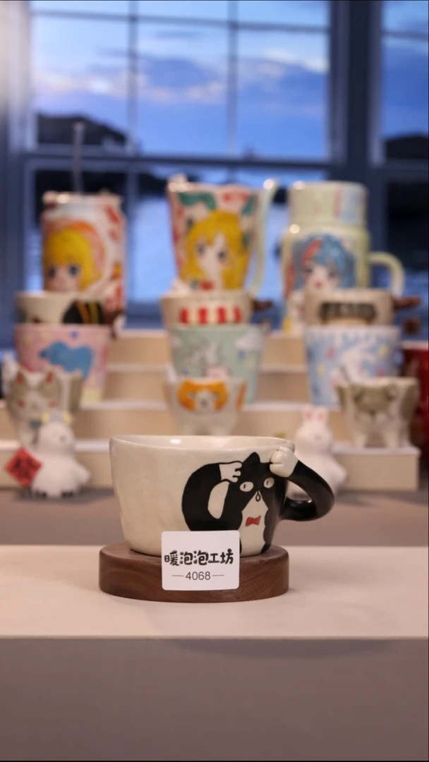 摆件景德镇原创手工陶瓷4068