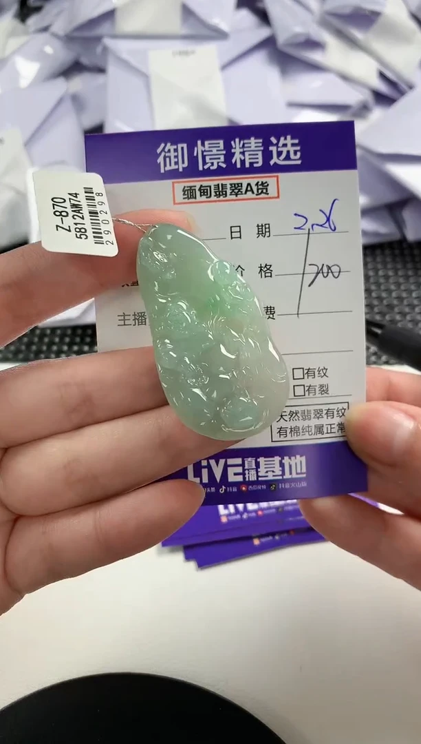 【闪购商品】翡翠颈饰未镶嵌27       