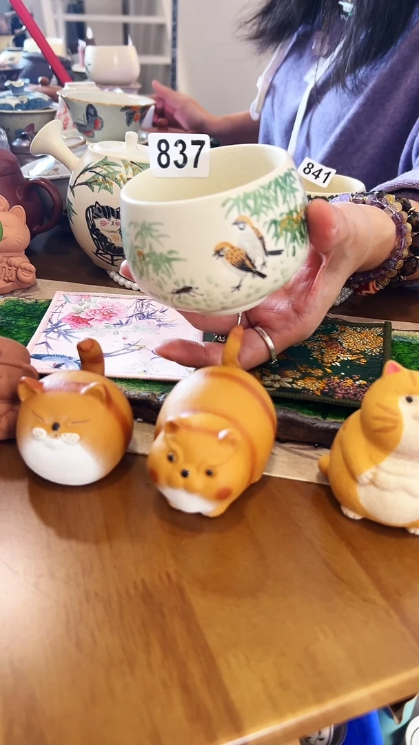 【茶瓷物语】梳打釉茶杯837