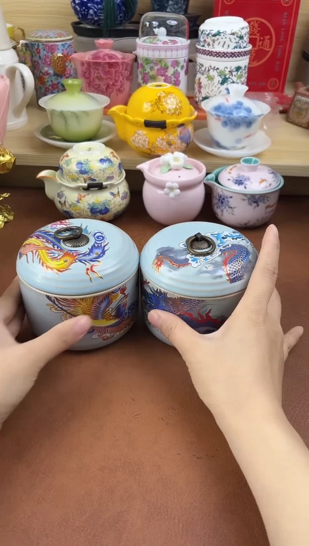 陶陶瓷茶具摆件旅行套组