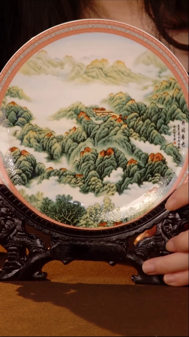 摆件瓷片景德镇陶瓷 摆件C349