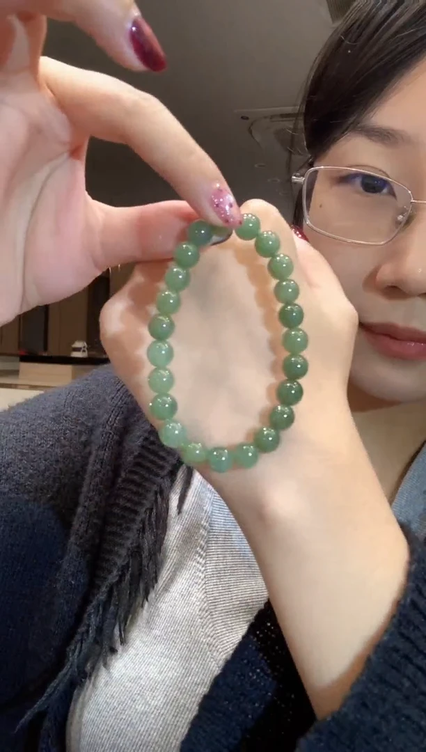 未镶嵌手串翡翠多样性发其一