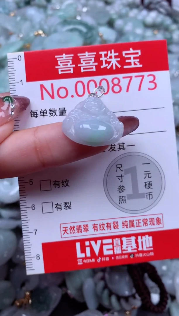 颈饰未镶嵌翡翠8773