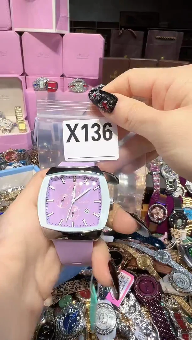 石英机芯不锈钢不锈钢直播定闪专用