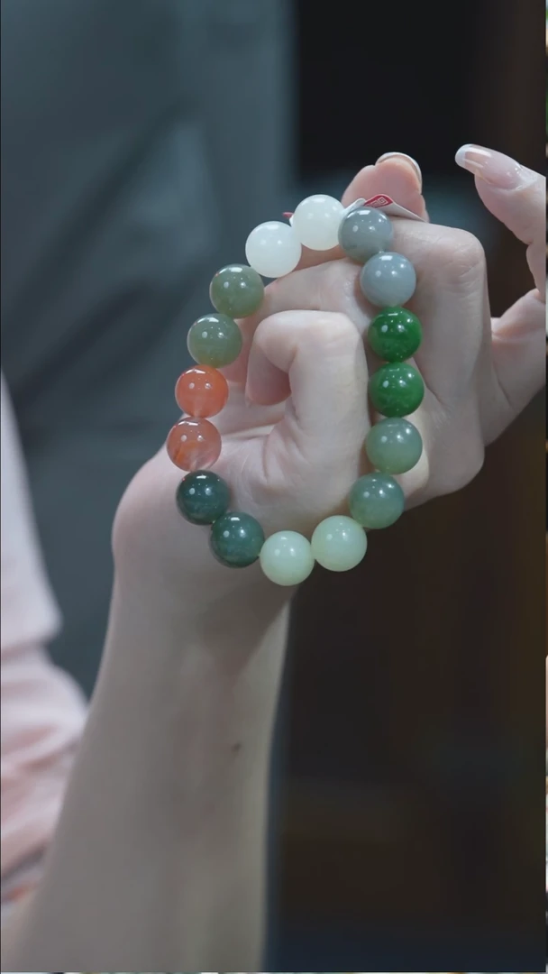 手链未镶嵌和田玉多宝手链