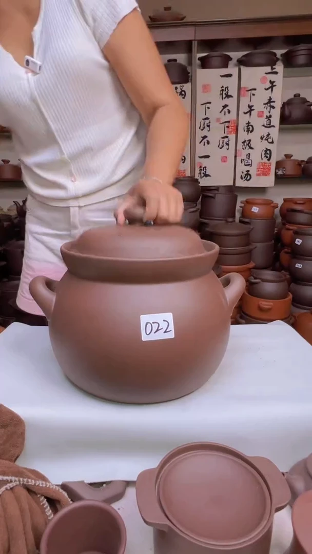 宜兴紫砂7升大肚煲022