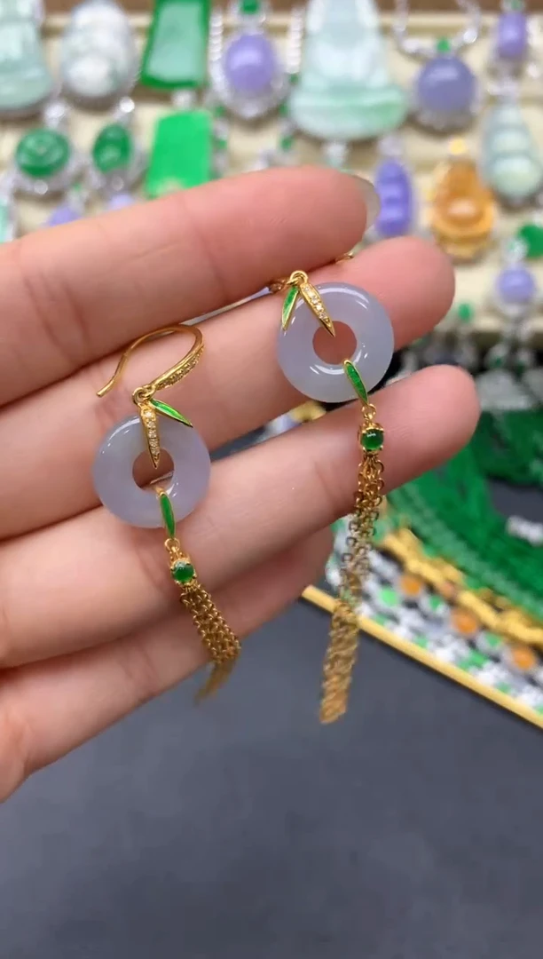 【闪购商品】翡翠颈饰18K金镶嵌375中国好珍宝