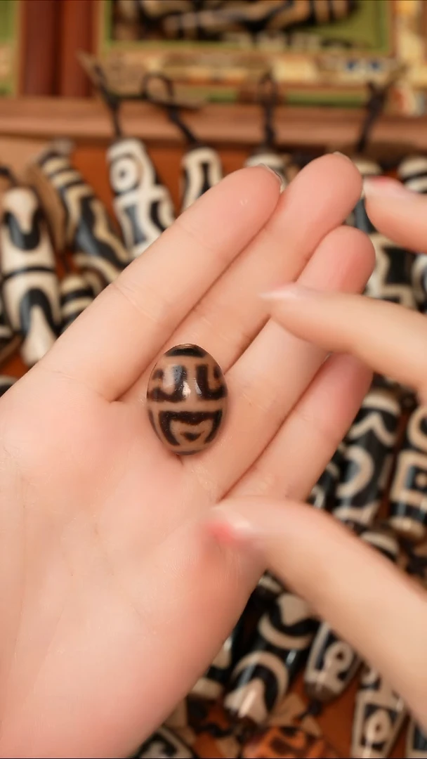 未镶嵌天珠玛瑙/玉髓D0201小卢达洛