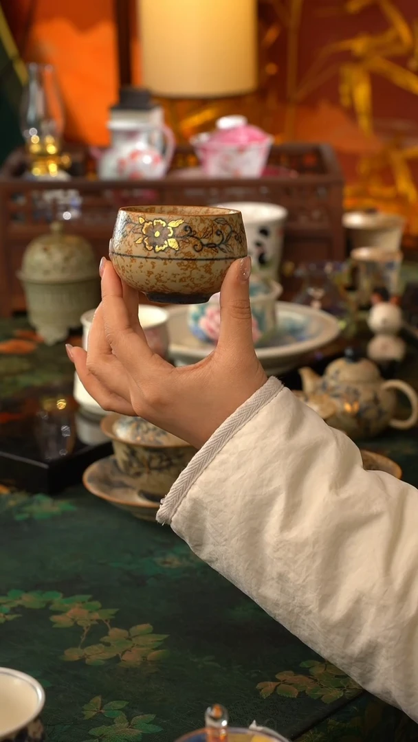 【闪购商品】初六好物分享@@缠枝莲杯子