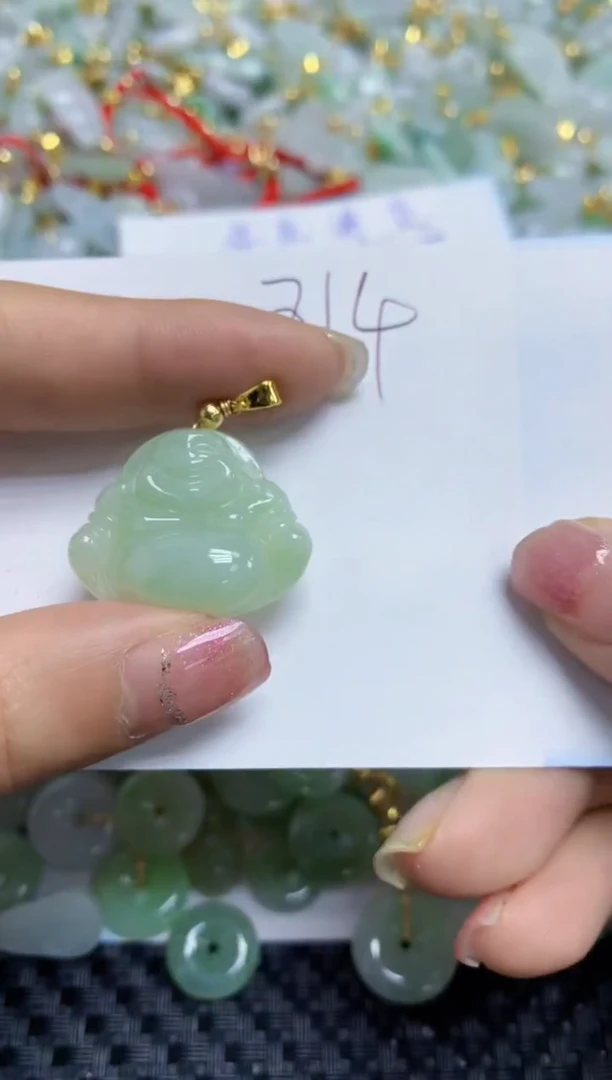 【闪购商品】翡翠颈饰合金天然A货翡翠