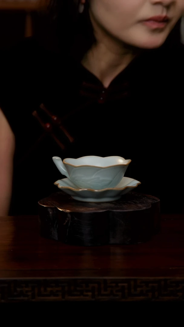 杯双11钜惠！玉棠杯+菱瓣杯托（大）